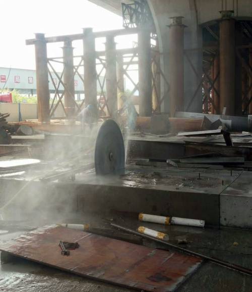 海倉混凝土墊塊基礎刀片切割