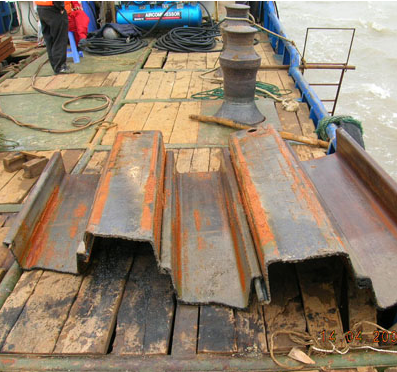 鋼板樁水下切割